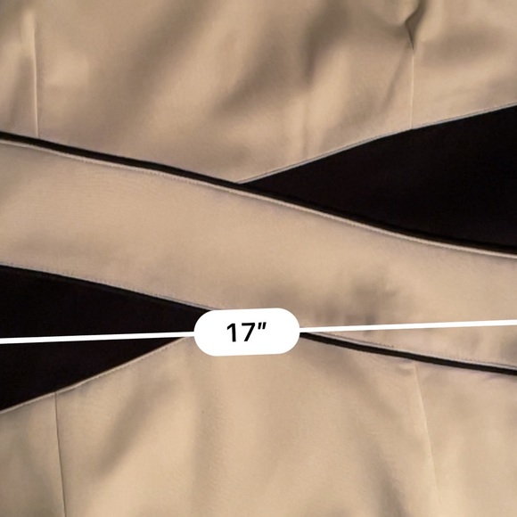 NWT: Studio One, Beige dress w/ black accents Sz16 - Picture 11 of 11